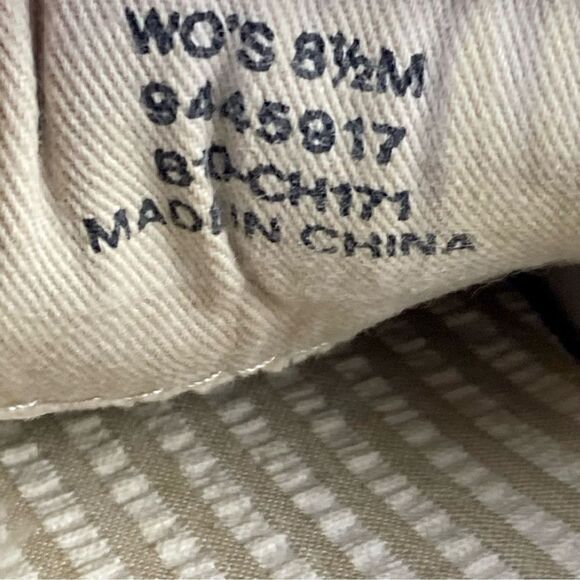 Sperry Shoes Women 8.5 Blue Purple Floral Print Bahama Casual Slipon Boat Loafer - Picture 10 of 10